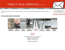 Tablet Screenshot of directmailservices.com.au